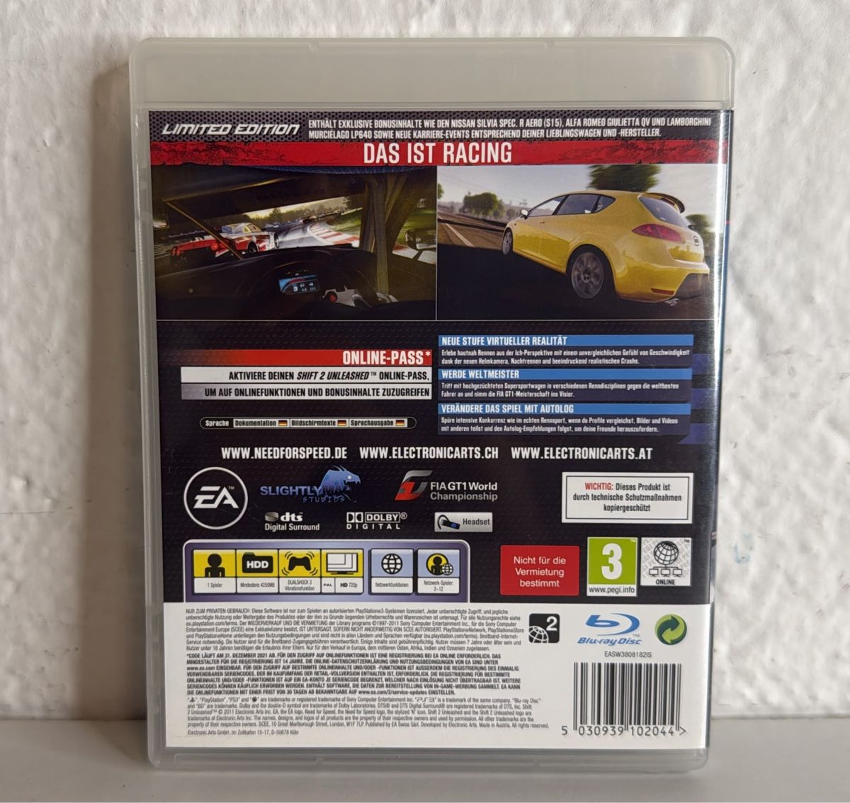 Sony Jeux: PS3 Shift 2 Unleashed Limited Edition Game – D'occasion à Ehrendingen par bubulence 1