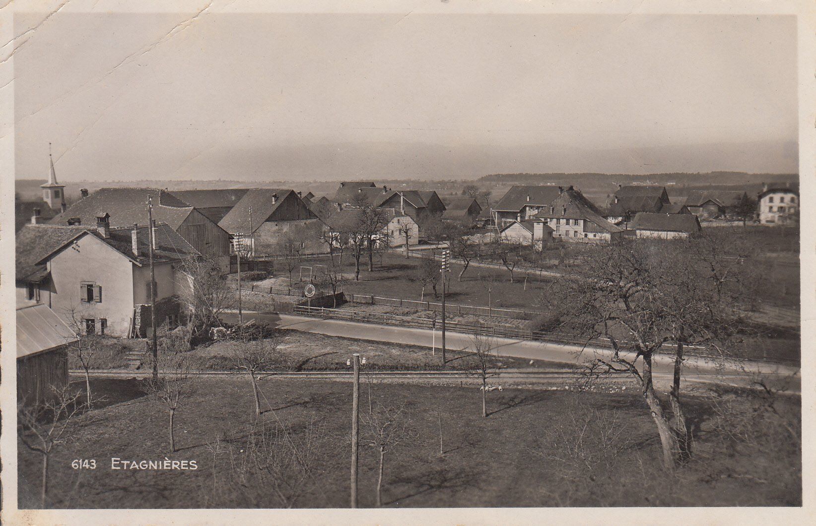 Cartoline postali: Etagnières ca. 1945 – Usato da Bürglen TG venduto da StampGraf