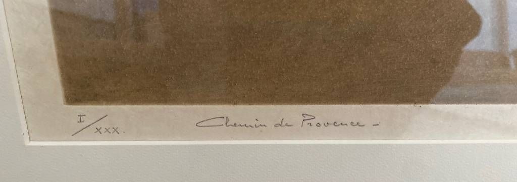 Foto & Immagini: Bild "Chemin de Provence" von Bernard Munch – Usato da Urdorf venduto da Resumasa 2