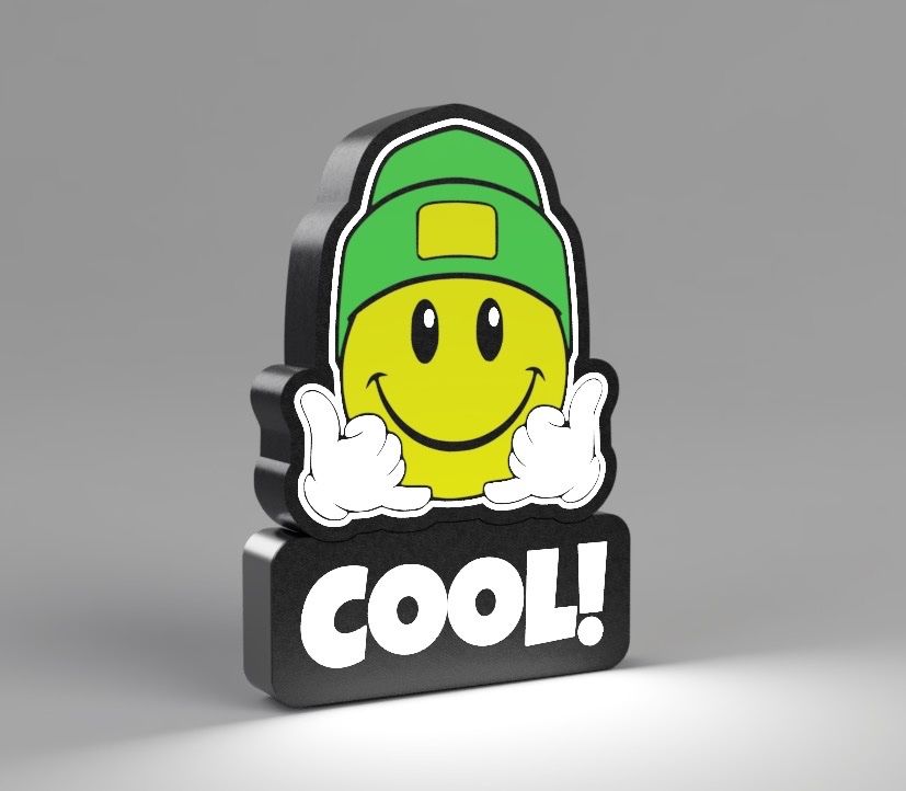 Lampade: COOL Themed Light Lightbox LED Customizable Name – Nuovo (secondo la descrizione) da Vicques venduto da PAMB3D