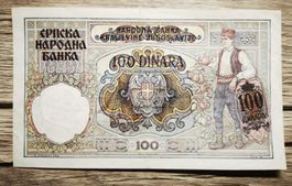 Jugoslavije 100 dinara 1941 Occasion