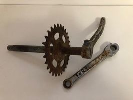 Tretkranz Tretwerk Tretachse Puch Sachs Pony Tigra Alpa