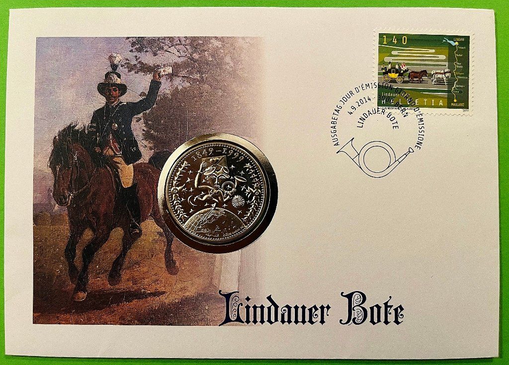 Tutti le monete: Numis-Brief 20 Fr. Silber 1999 Lindauer Bote Selten **TOP** – Nuovo e nell'imballaggio originale da Anzère venduto da Strogoff1