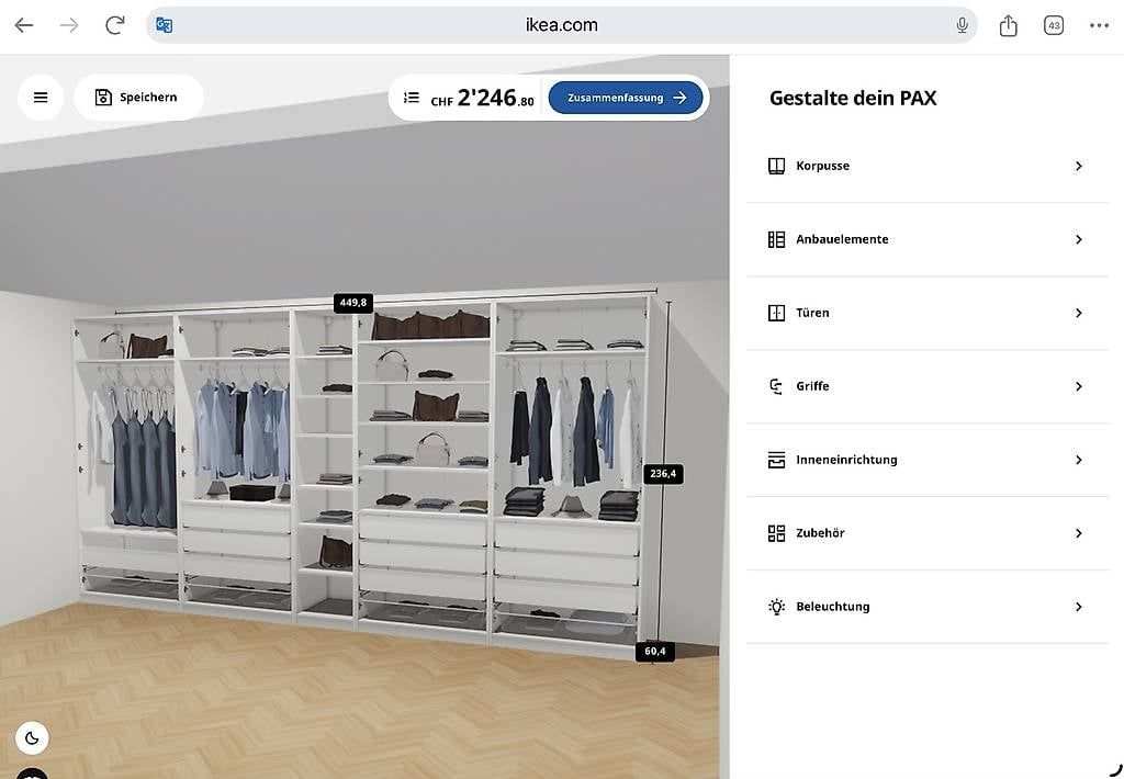 Ikea Armadi: Kleiderschrank IKEA "PAX" – Usato da Rünenberg venduto da zubi44 1