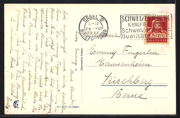 Cartoline postali: Basel, Johanniterbrücke mit Strassenbah – Usato da Berlin venduto da bartko-reher 1