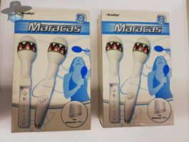 2 x Maracas Wiimote Halter für die Nintendo Wii / Samba de A
