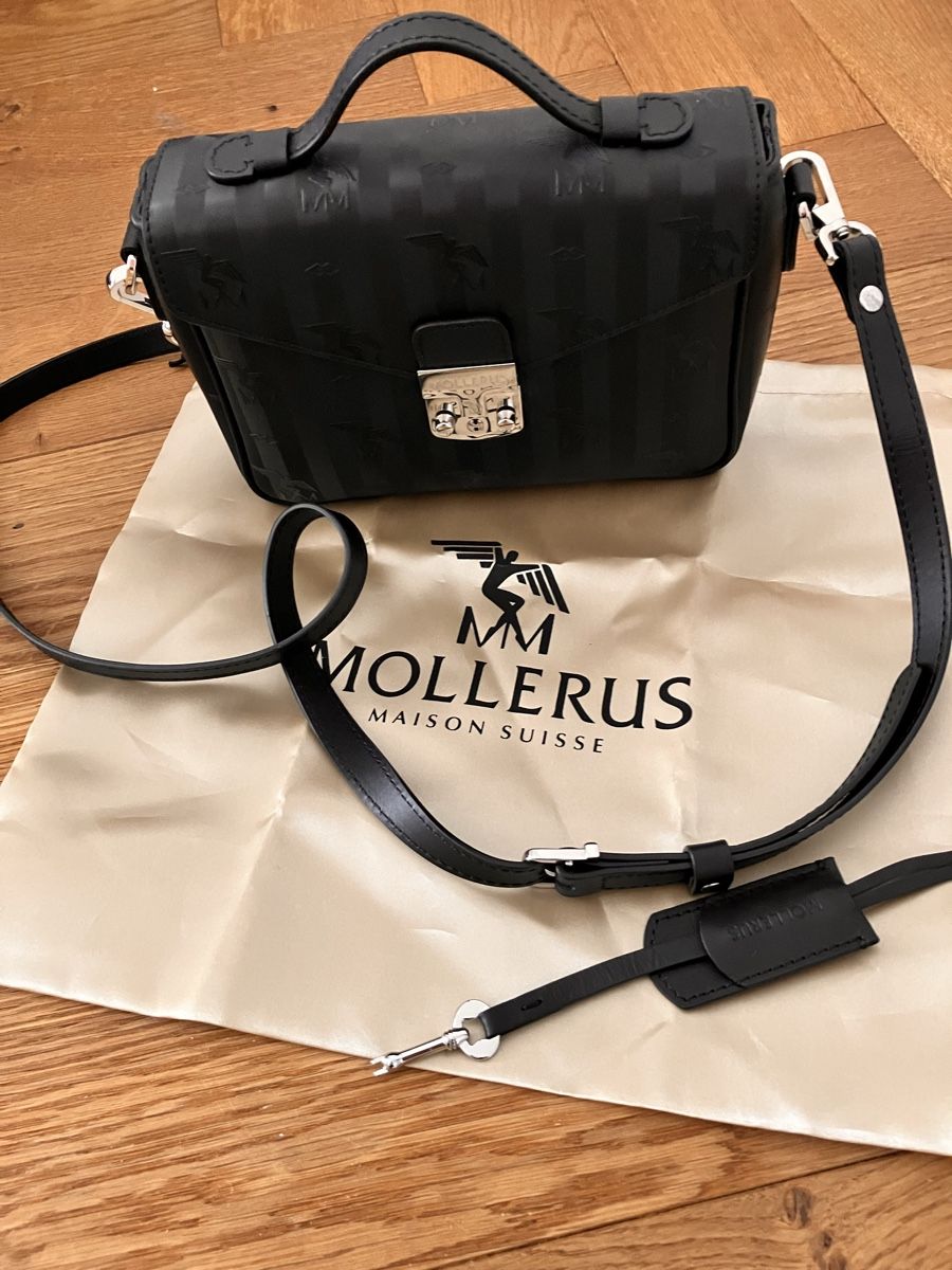 Maison Mollerus Borse da donna: Maison Mollerus MEYRIN black/silver – Usato da Bern venduto da Mawe0205