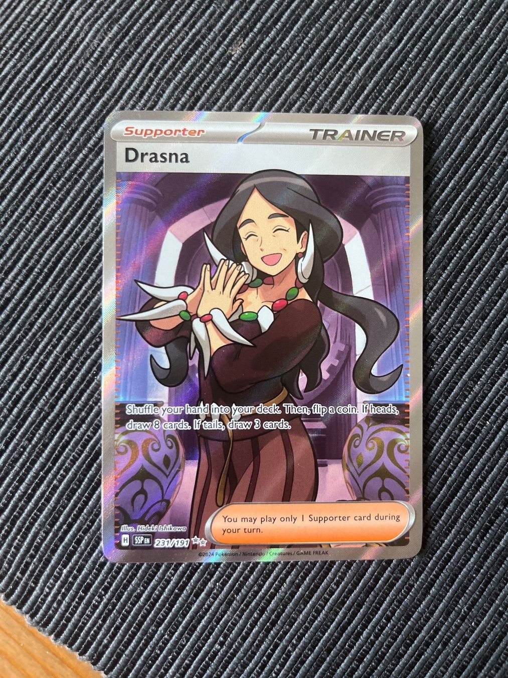 Pokémon Sammelbilder & Trading cards: Pokemon Drasna Surging Sparks Englisch – Neu (gemäss Beschreibung) aus Wabern von Collectfun