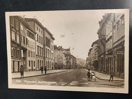 Photo Karte / Winterthur - Stadthausstrasse Gelaufen 1927