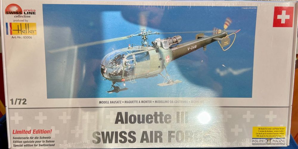 Maquette du l'Alouette d'Heller cadet au 1/100