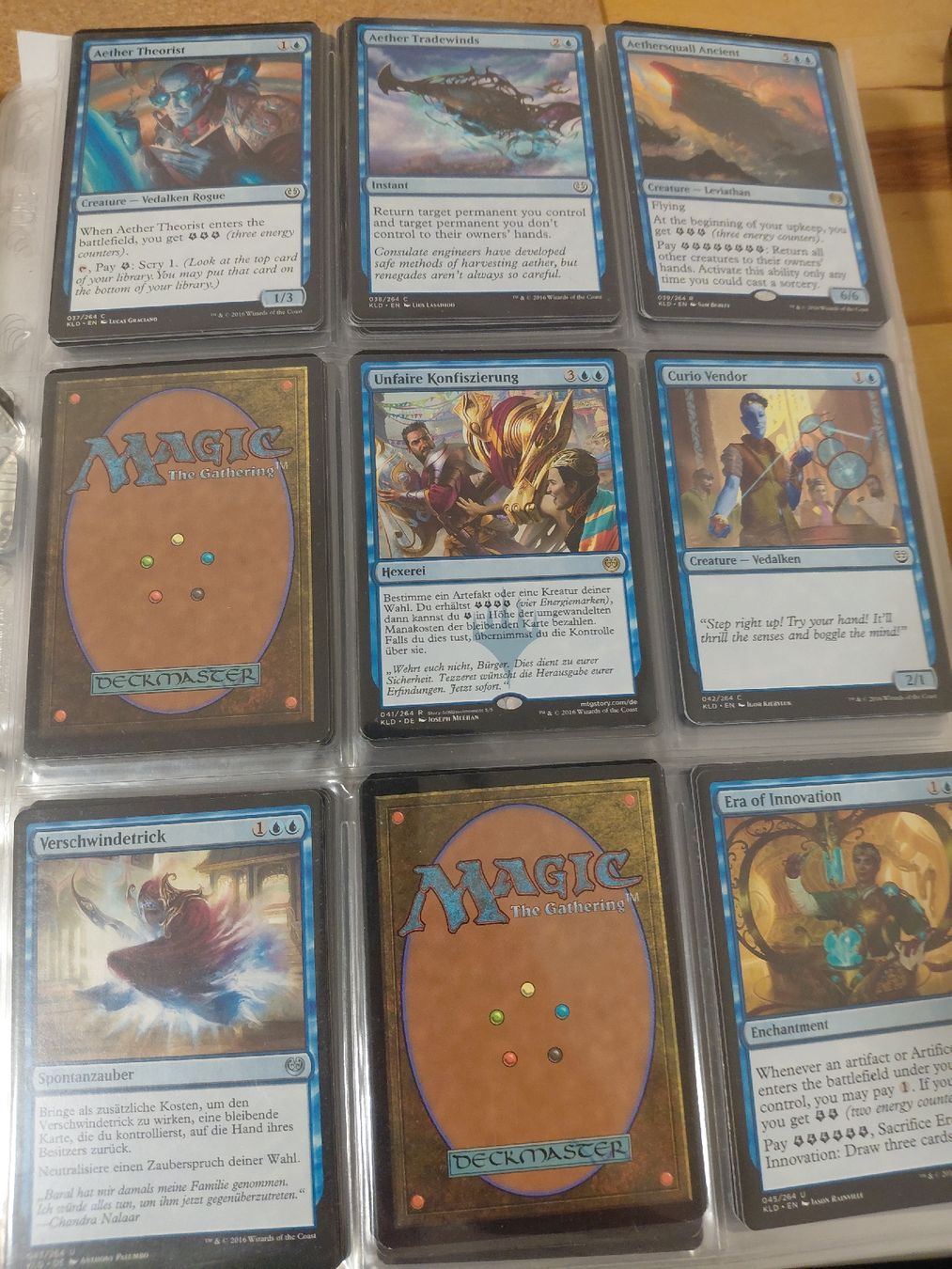 Magic The Gathering Carte collezionabili: Kaladesh und Aether revolt Ordner – Usato da Kehrsatz venduto da Jadeeeee 1
