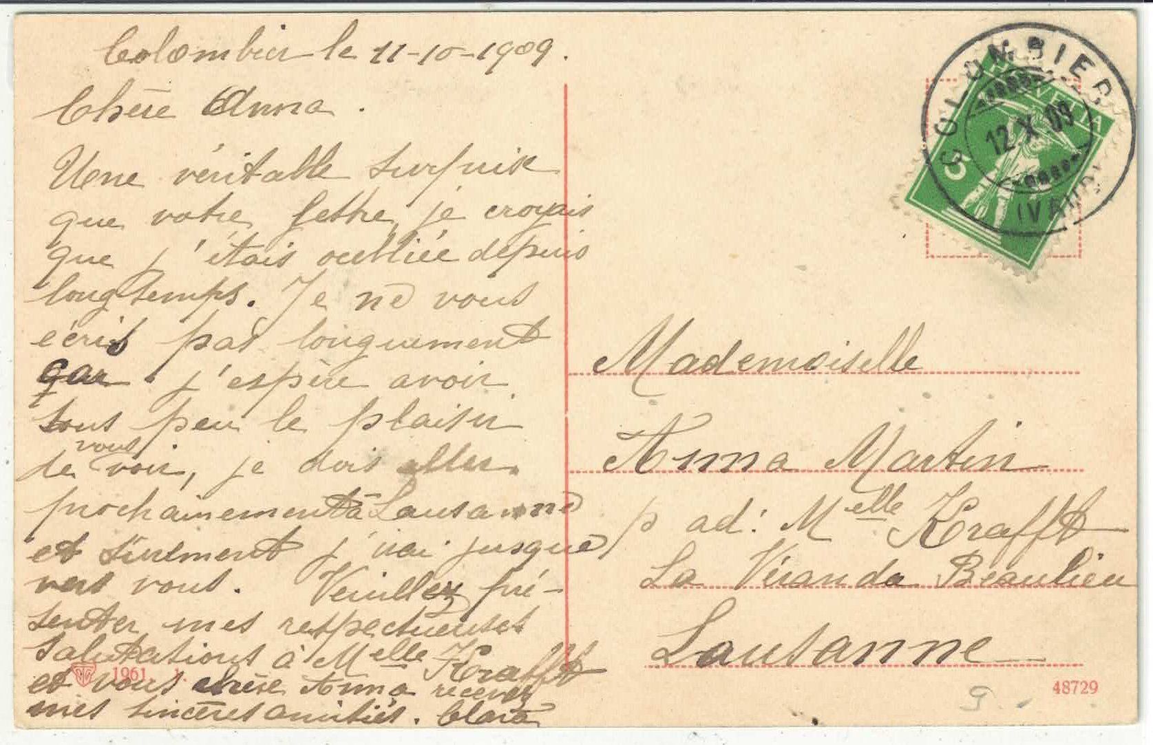 Cartoline postali: Saint-Loup - Le Chalet – Usato da Ettingen venduto da Kartenplanet 1