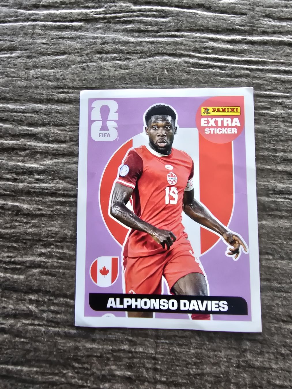 Panini Carte collezionabili: Extra Sticker Alphonso Davis violett – Usato da Oberkirch LU venduto da adrian.felber