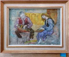 peinture à l'huile de Corinne Perakis