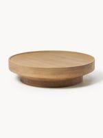 Runder XL Couchtisch Benno aus Mangoholz West. CHF 1199-60%