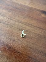 Moon piercing - 18k gold plated