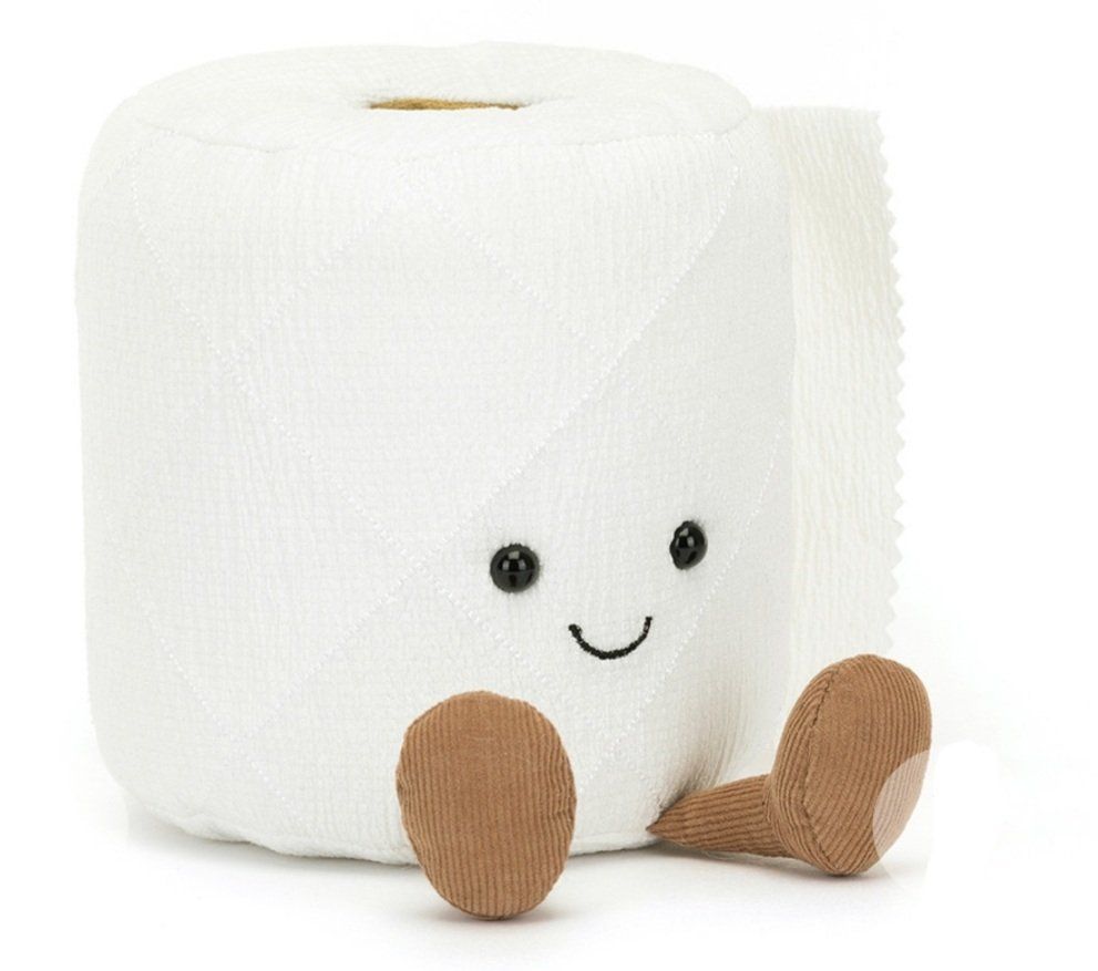 Jellycat Spielzeuge: Jellycat WC Papier, Toilet Roll 13 cm – Neu und originalverpackt aus Winterthur von bibummi