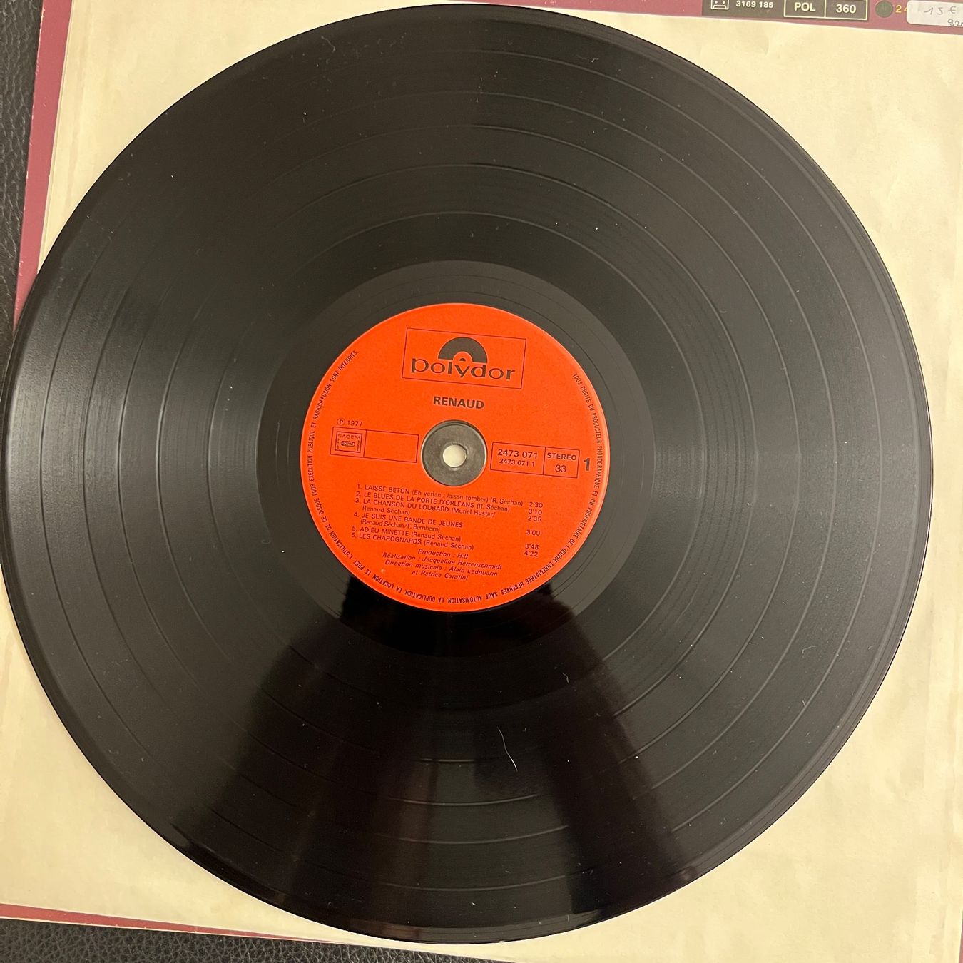 Dischi in vinile: Renaud - Place de ma mob -Vinyl LP – Usato da Lenzburg venduto da sch_lml8 2