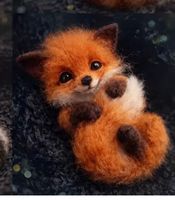 Filzen-Wollfilz-Filzmalerei-Stichinseln-Handgemacht-Fuchs