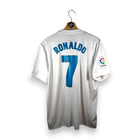 ORIGINAL 2017-18 Real Madrid Home Shirt Ronaldo #7 (L)