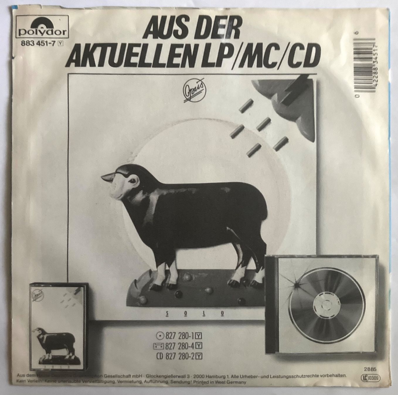 Dischi in vinile: OPUS - ROCK ON THE ROCKS – Usato da Poliez-Pittet venduto da Newtown-Records 1