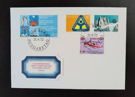 FDC 1972 Sonderpostmarken (516), (517), (518), (519)