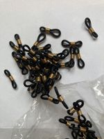 600 Brillenkette Halter Schwarz Gold Sommer Trend Zubehör