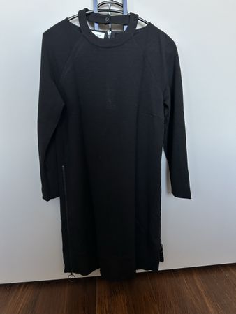 Akris Wolle Kleid schwarz Grösse M