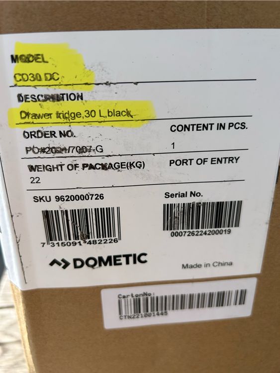 Kühlschrank: Dometic Schubladen-Kühlschrank, ideal für Camping, neuwertig – Neu und originalverpackt aus Seftigen von Canadali 5