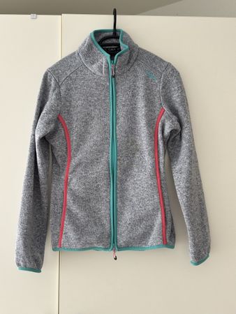 CMP Fleecejacke grau meliert Grösse XS