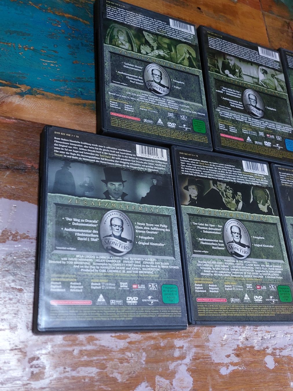 Tutti i DVDs: Horror Classics Sammlung, DVD Horror 7 Stk.  – Usato da Winterthur venduto da Belzarek 1