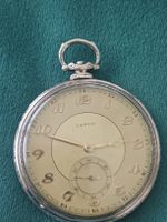 Lanco Art Déco Taschenuhr Silber 0.800 – Rares Sammlerstück.