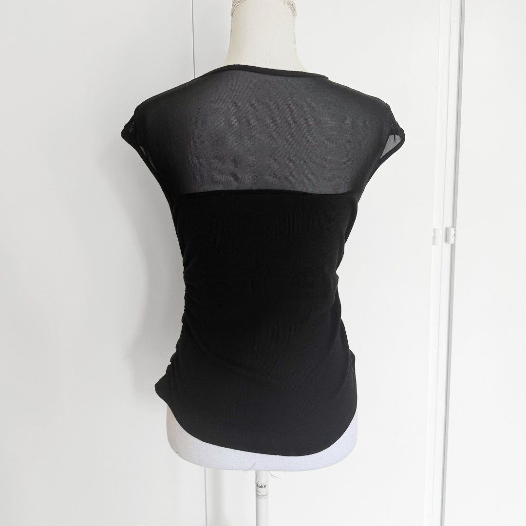 Shein Top: Shein Top Noir 95% Coton - Taille S - NEUF – Nuovo e nell'imballaggio originale da Vevey venduto da secondlifevevey 2