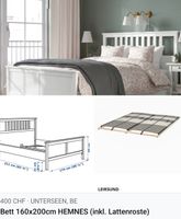 Hemnes Bettgestell 160x200cm (inkl. Lattenroste)