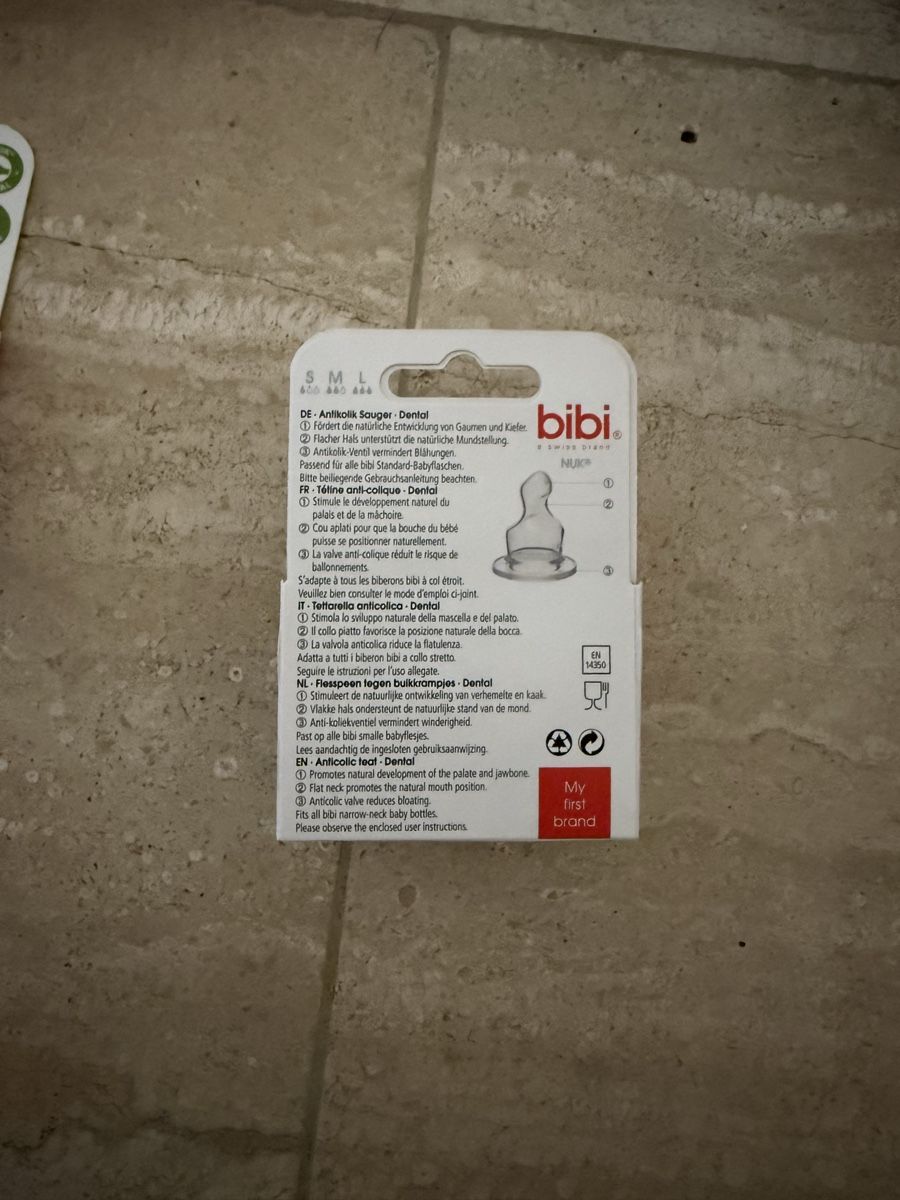 Bibi Pasti del neonato: Neuer BIBI Sauger Grösse M Swiss Made, – Nuovo e nell'imballaggio originale da Dulliken venduto da becks06 1