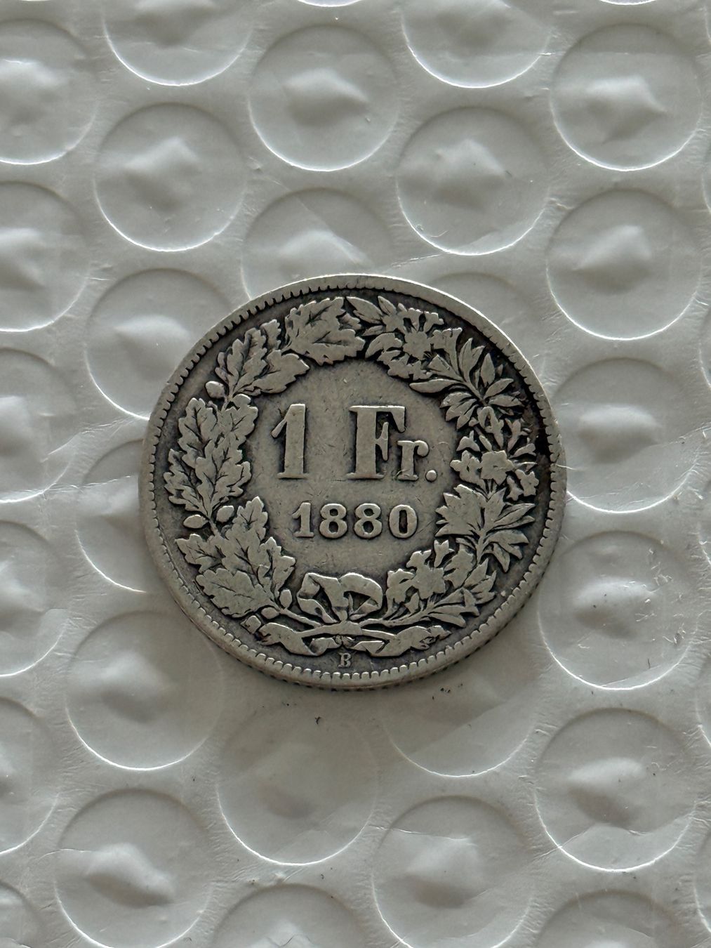 Alle Münzen: 1 Franken 1880  sehr Rar – Gebraucht aus Wallisellen von SWISS_SILVER1