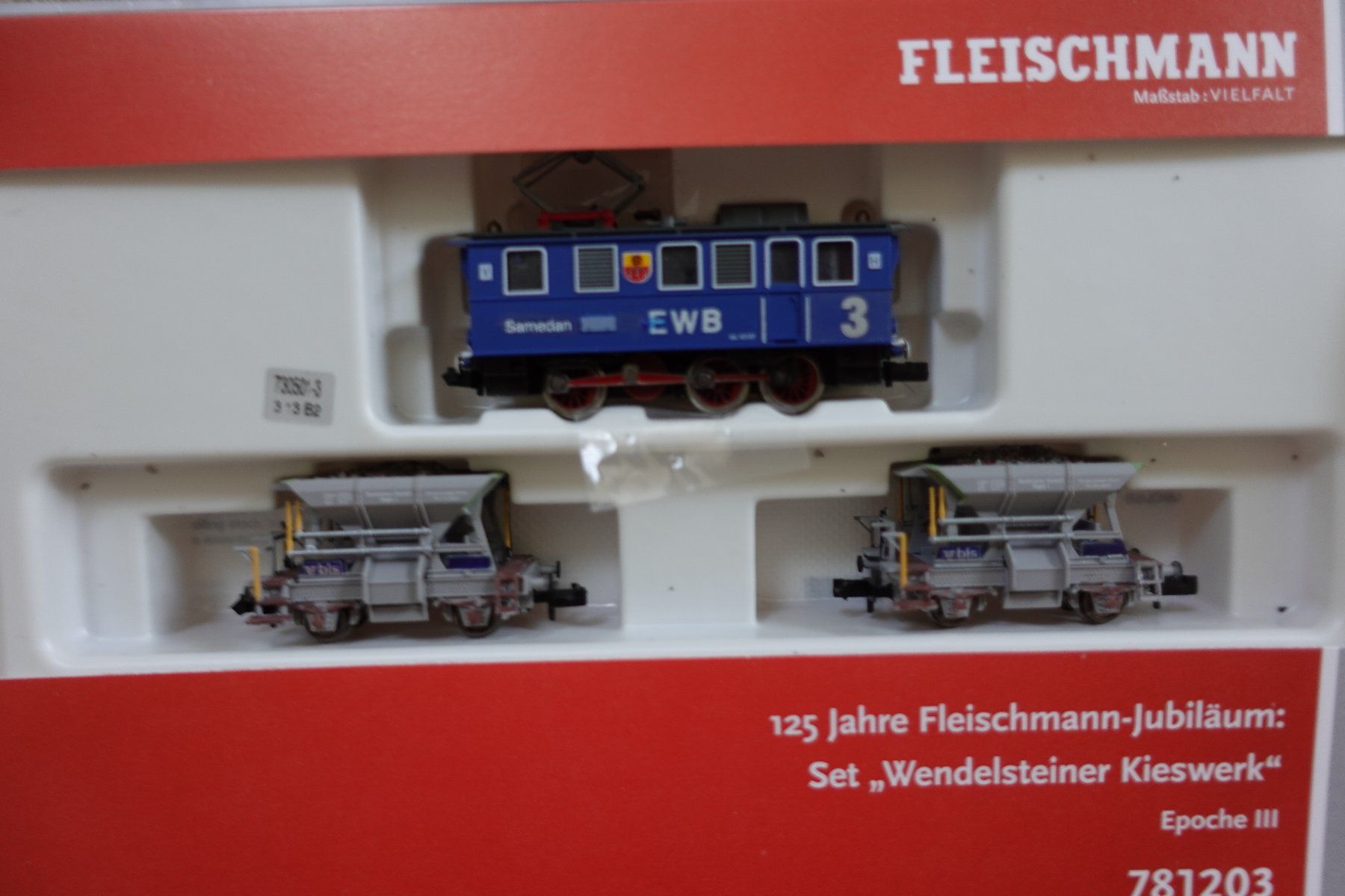 Fleischmann Modellini di ferrovie: 1 neues Jubiläumsset von Fleischmann Spur N – Nuovo (secondo la descrizione) da rorschach venduto da Babsi64 3