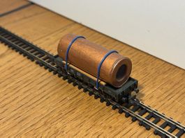 L1765: Güterwagen, handgefertige Ladung (Spur N)