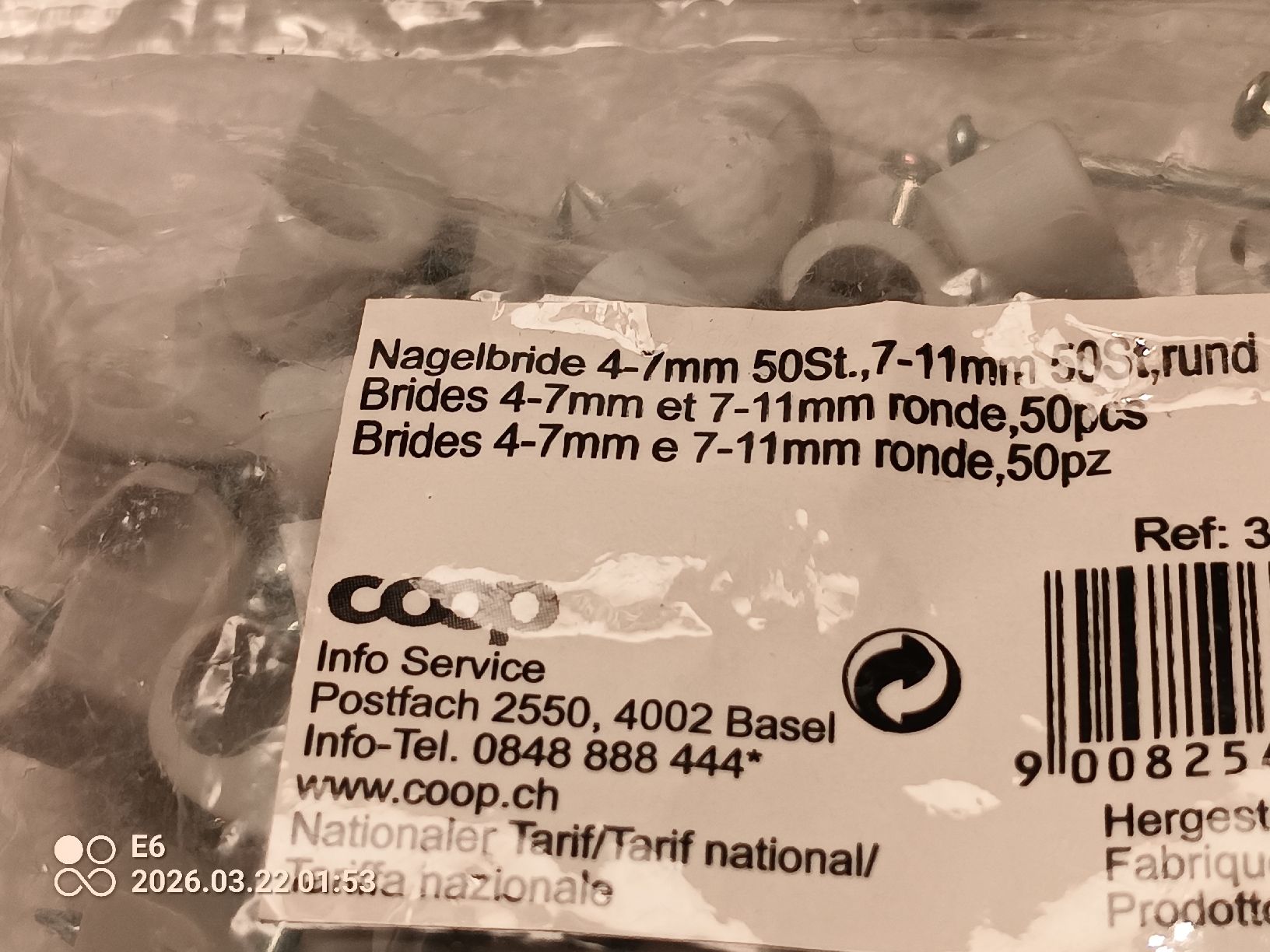 Tutti gli attrezzi: 3 Packungen Nagelbriden – Nuovo e nell'imballaggio originale da Zürich venduto da Mitzi6 3
