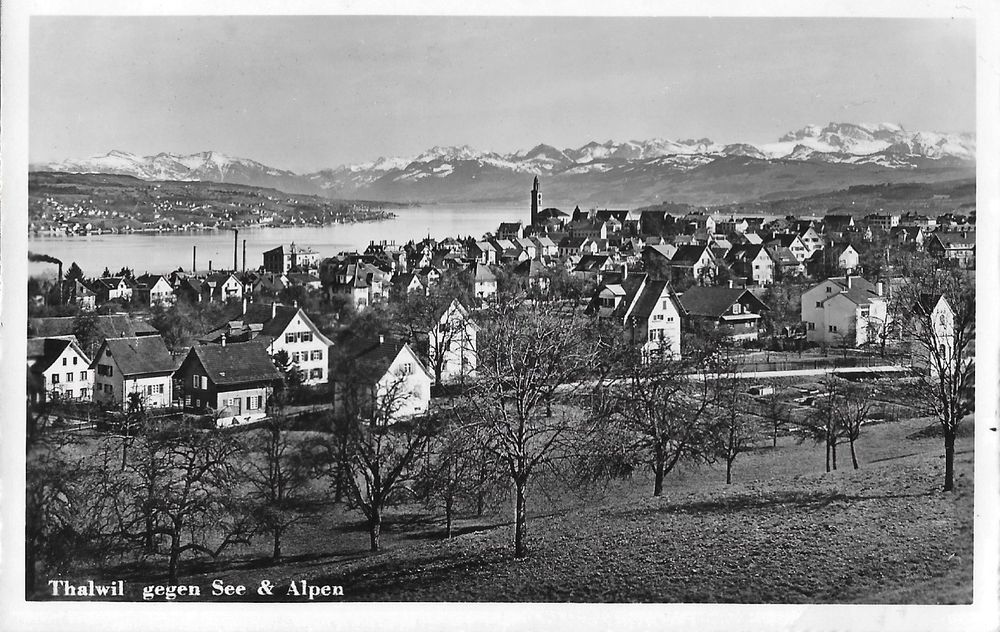 Karte Thalwil 1938 (Gebraucht) in Zürich für CHF 3 – mit Lieferung auf ...