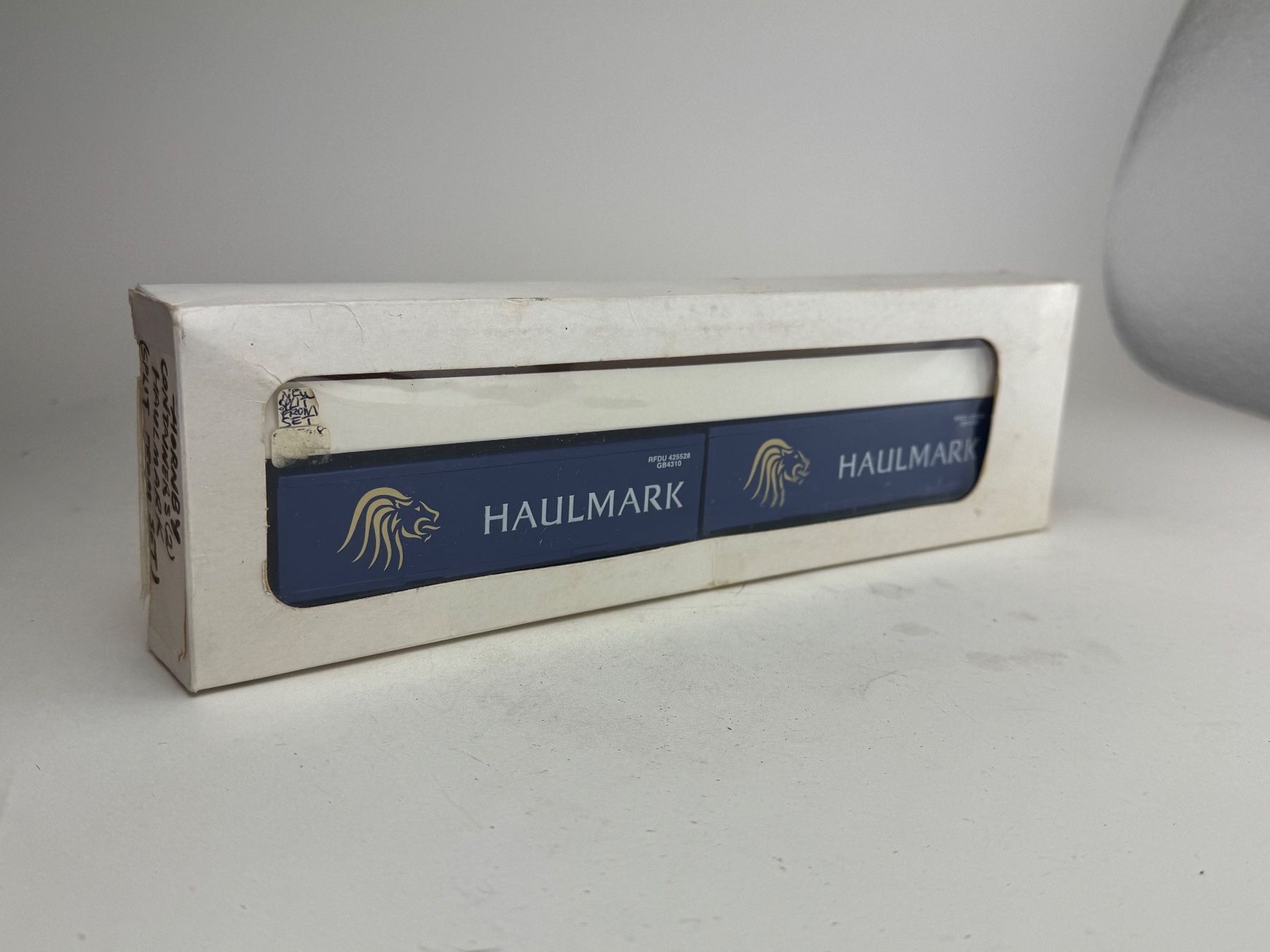 Modellini di ferrovie: EX- Hornby  US Containerwagon Haulmark – Usato da Elm venduto da Wikmtz 3