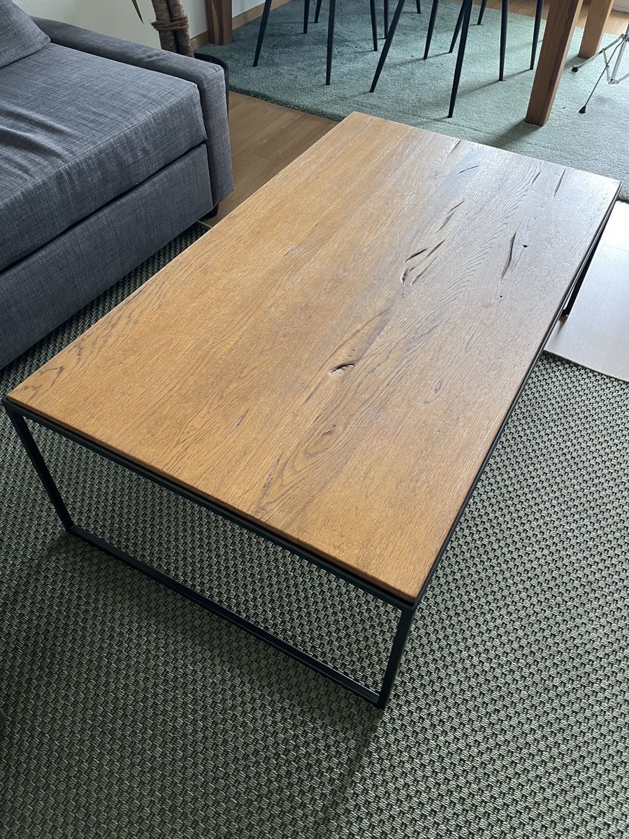Tavoli: Couchtisch Vollholz, 120x71x40 – Usato da Basel venduto da Silenty9