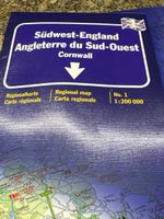 Autokarte Südwest England von Kümmerly und Frey