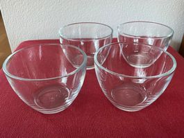 Leonardo 4 Glasschüsselchen dickwandig