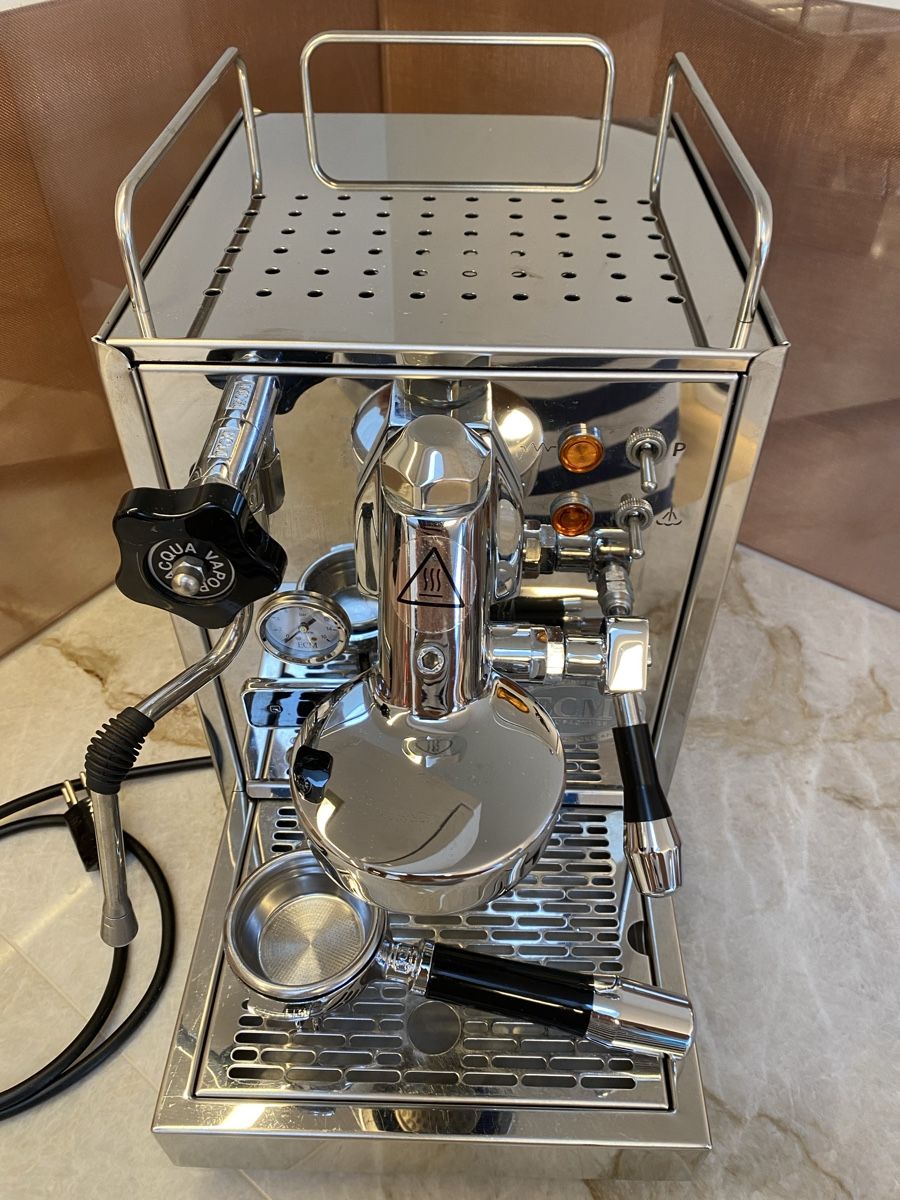 ECM Manufacture Kaffeemaschinen & Espressomaschinen: ECM Classika Pid Espressomaschine mit PID, Chrom, gebraucht – Gebraucht aus Muhen von Sonnenerbse 4