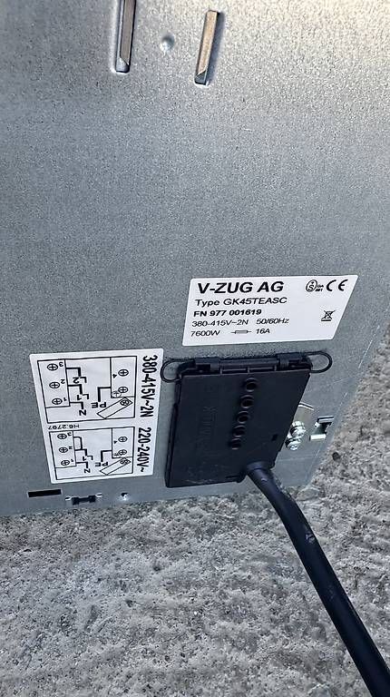 V-Zug Cucine: V-Zug Toptronic Kochfeld – Usato da Künten venduto da buli76 2