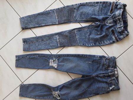 Mädchen Jeans  2 Paar ( Grösse 146 )W 24/L 28