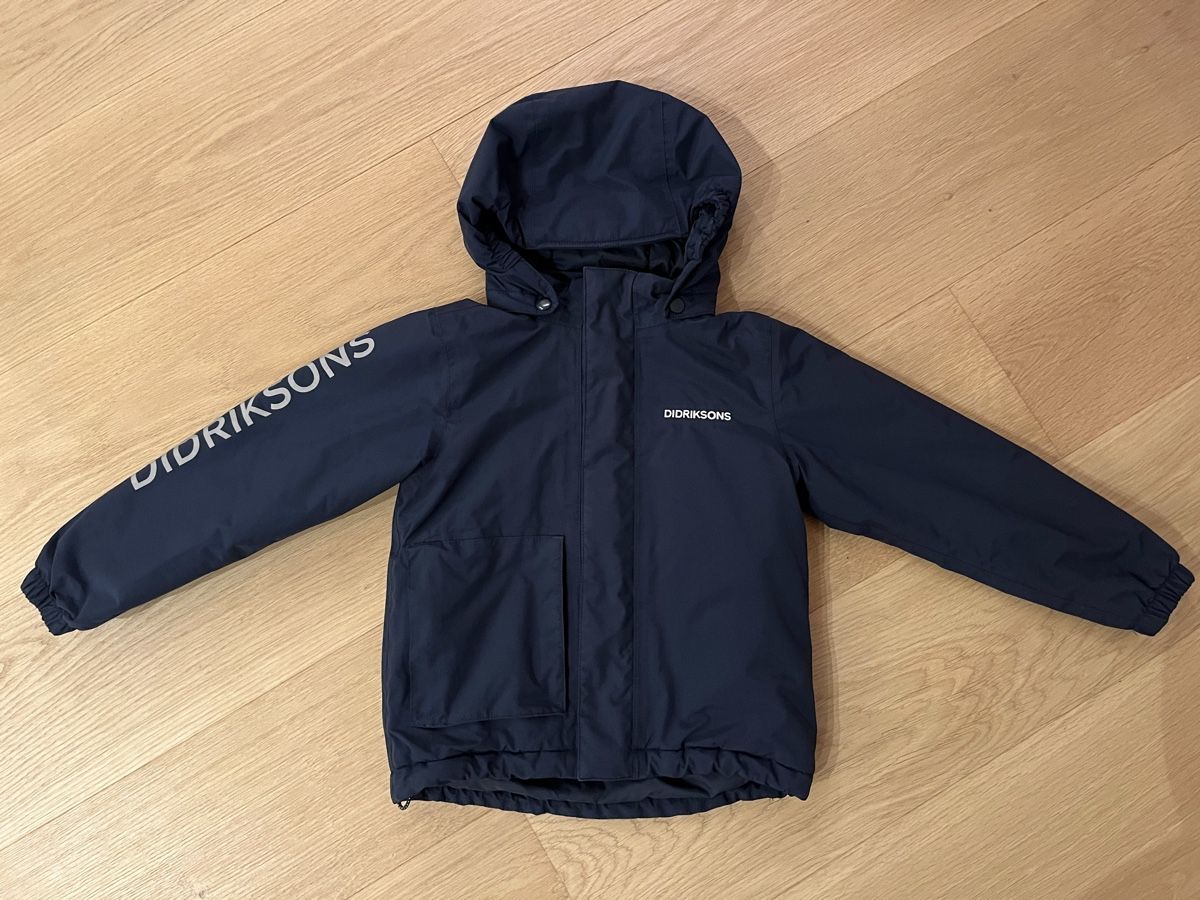 Didriksons Vestes & Manteaux: Kids' Winter Jacket - Navy Blue, Size 110 – D'occasion à Planken par R4gskL7