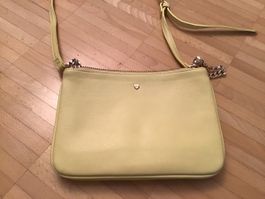 Kleine Handtasche in Vanillgelb