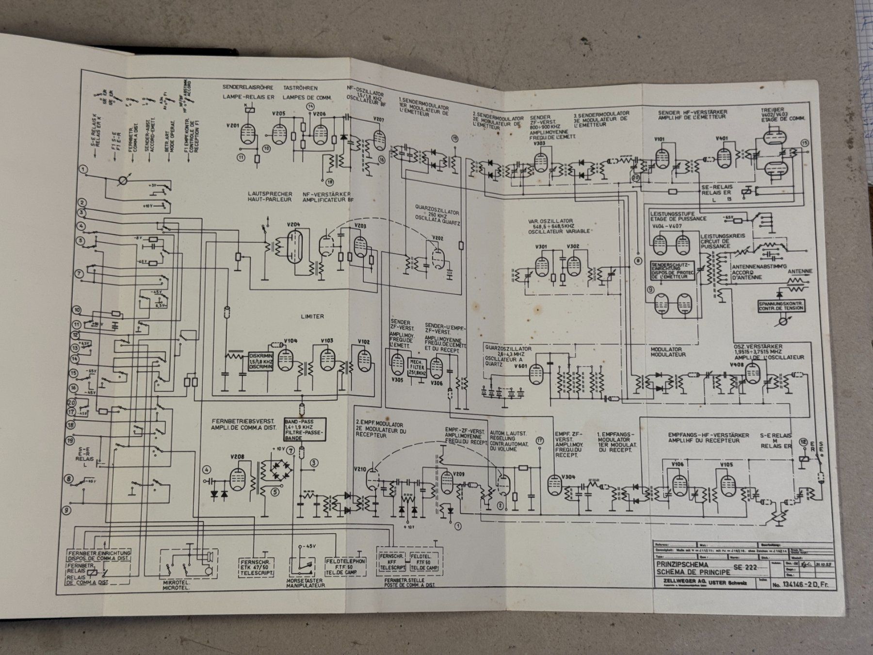 Radiocomunicazione: Technisches Handbuch zum SE-222 – Usato da Ins venduto da funkflieger 9
